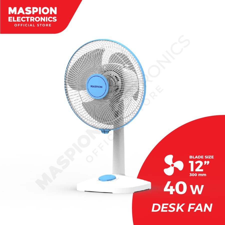 MASPION Kipas Angin Desk Fan 12&quot; EX 308 -  / Kipas Angin Meja 12 Inch - Garansi Resmi 1 Tahun