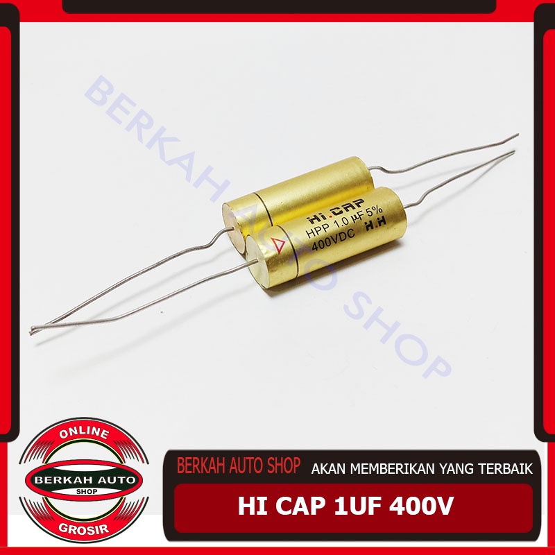 Kapasitor Hi Cap 1 uf 400v - Hi Cap kapasitor audio kualitas bagus