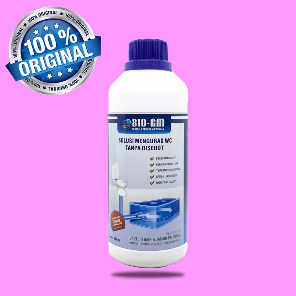 BIO GM SOLUSI WC MAMPET TANPA DISEDOT [500ML]