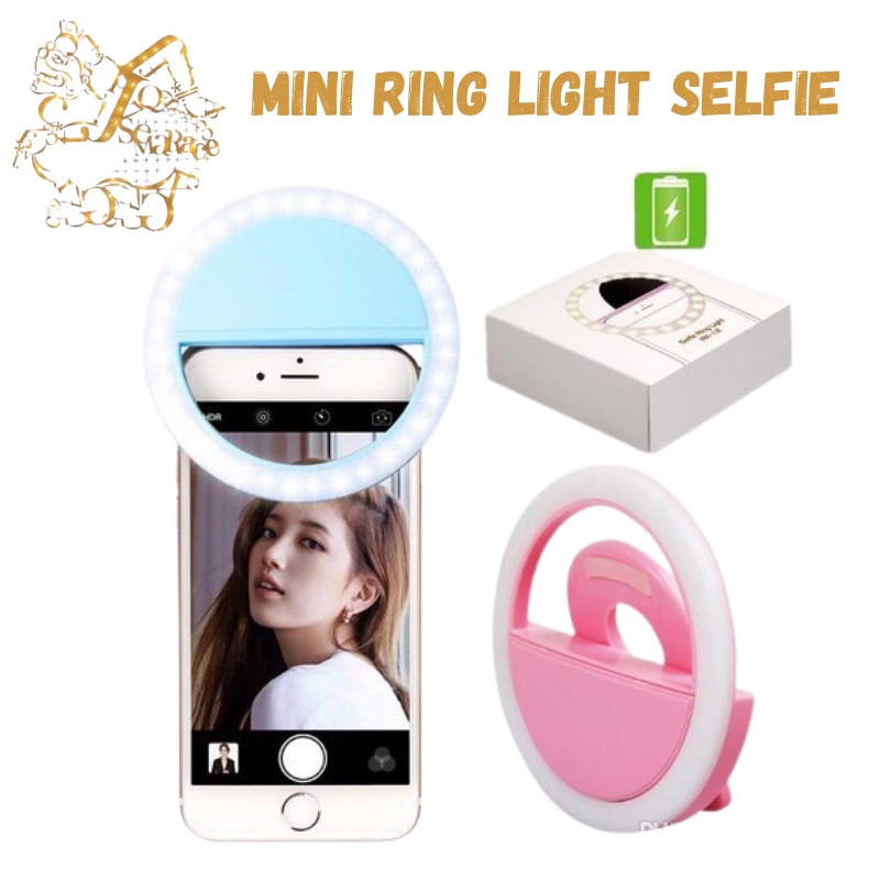 LAMPU FOTO MINI RING LIGHT SELFIE