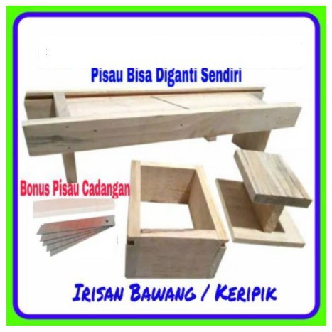 PASAH SERBAGUNA / PEMOTONG BAWANG MERAH KRIPIK PISANG KAYU MODERN / PARUTAN KRIPIK SERBAGUNA