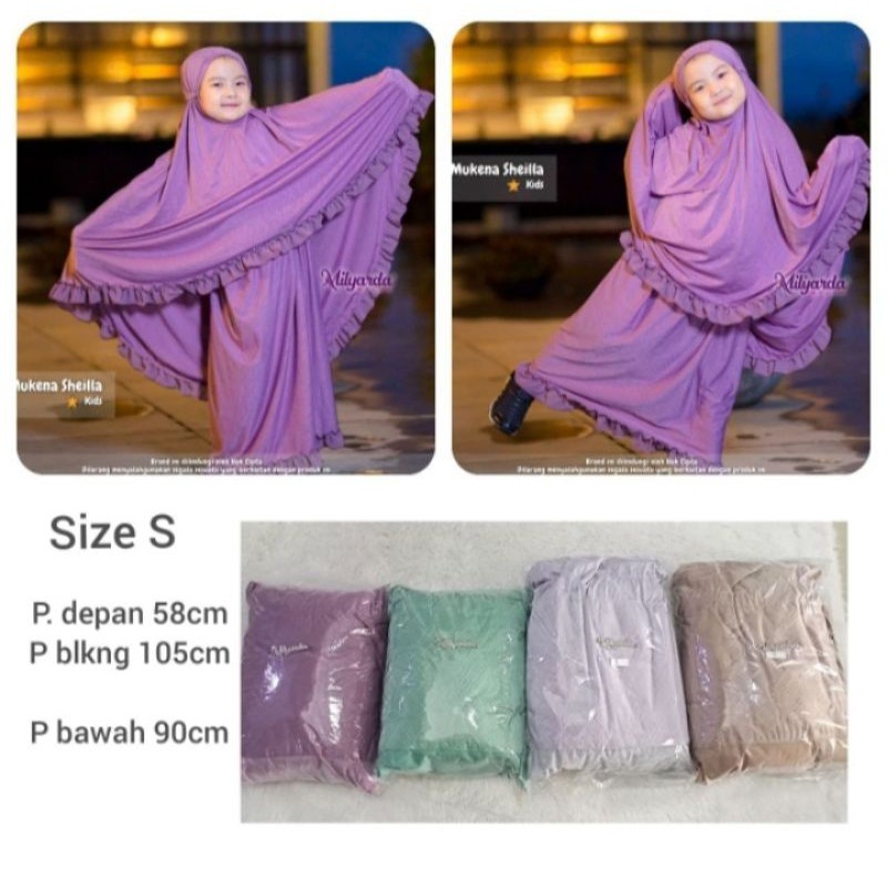 Mukena couple ibu dan anak / mukena lebaran / mukena dewasa original milyarda hijab terbaru 2021
