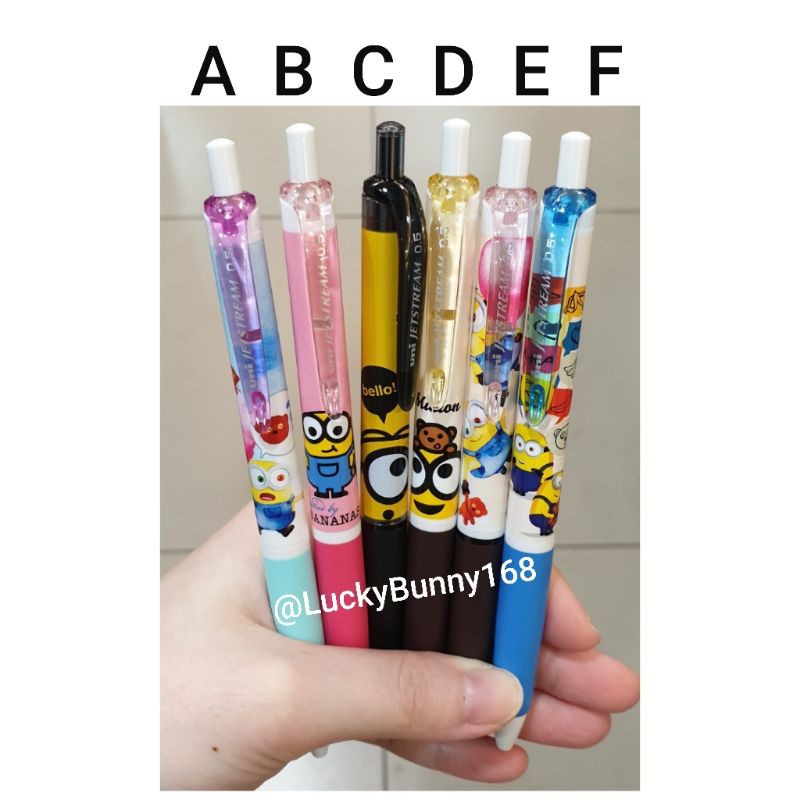 

UNI Jetsream Minions uni jetstream minion jetstream papoy banana bello japan stationery minions