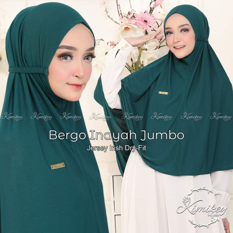 HIJAB INSTAN TALI//HIJAB BERGO INAYAH//HIJAB JUMBO