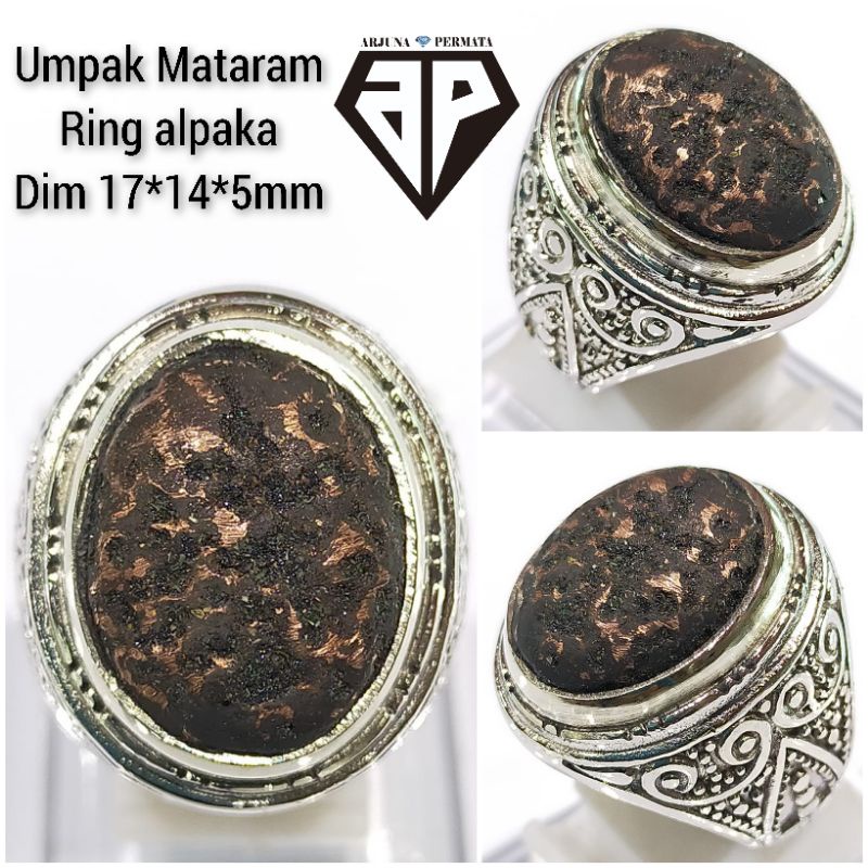cincin batu akik umpak Mataram kuno asli