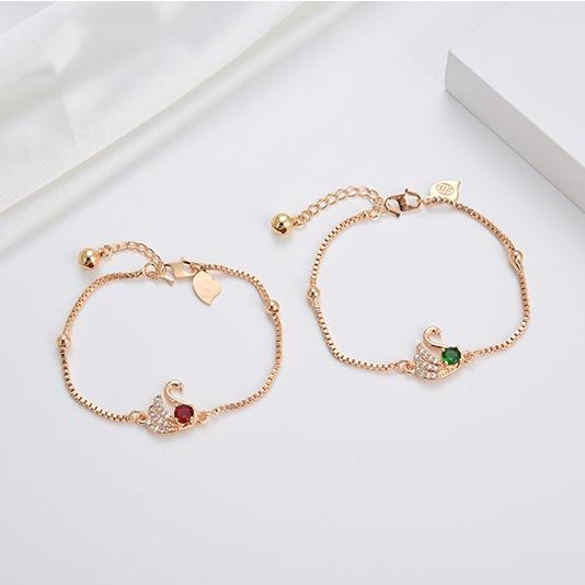 gelang titanium wanita anti karat emas muda couple pasangan sahabat inisial bestie silver asli rantai selamanya korea murah rantai 15b