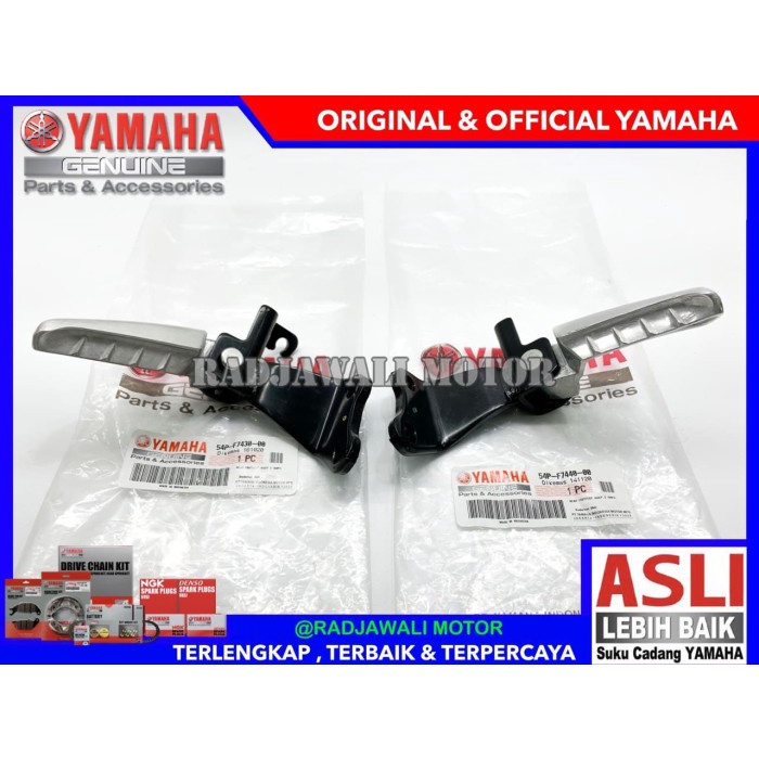 BREKET FOOTSTEP BELAKANG SET MIO J , MIO GT , SOUL GT 115 ASLI YAMAHA