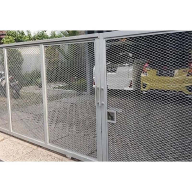 Jual pagar gerbang bahan plat exspanded Indonesia|Shopee Indonesia