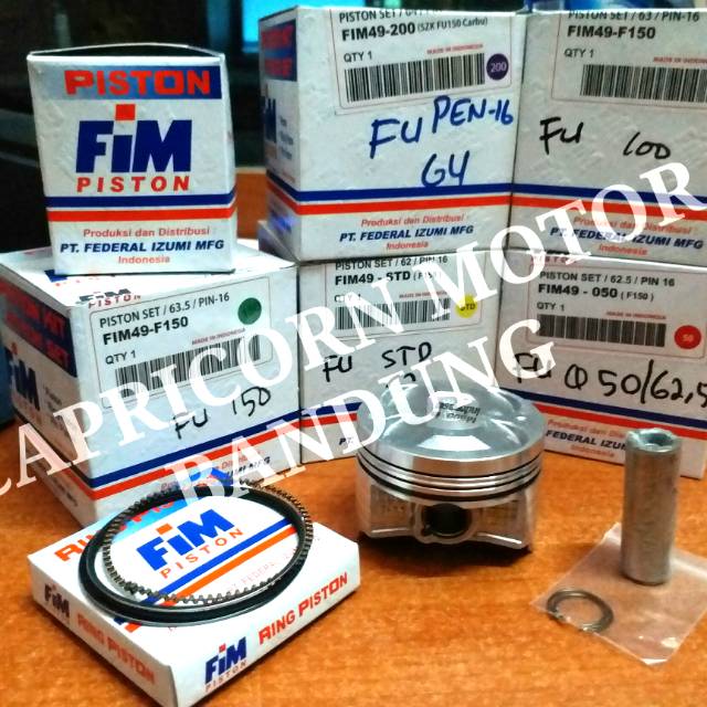LUJ Piston Kit Satria FU FIM Izumi 62-64mm