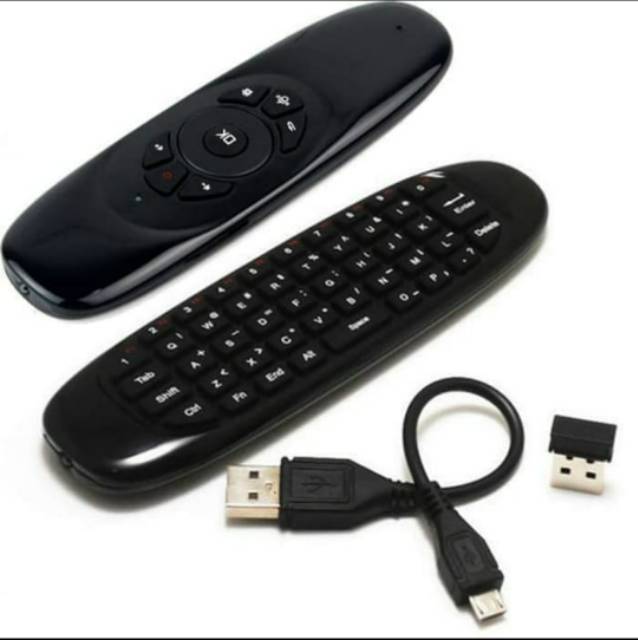 [COD] MINI C120 2.4G KEYBOARD WIRELESS 6-AXIS GYRISCOPE AIR MOUSE REMOTE KEYBOARD ANDROID TV