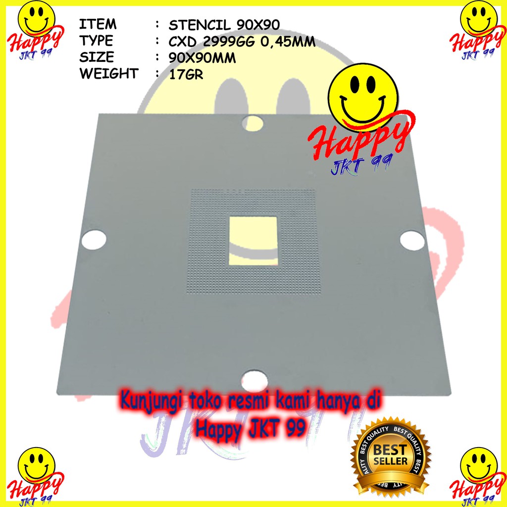 [ HAPPY JKT 99 ] STENCIL 90X90 PS3 4000 CPU CXD2999GG CXD2999 GG CXD 2999 GG