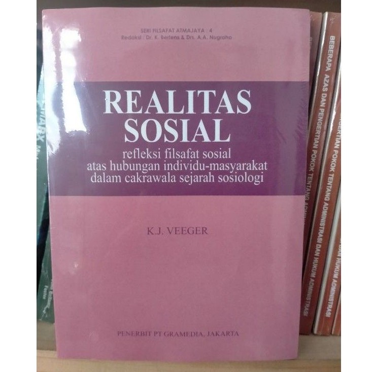 Realitas Sosial; Refleksi Filsafat Sosial Atas Hubungan Individu Masyarakat - K.J. Veeger