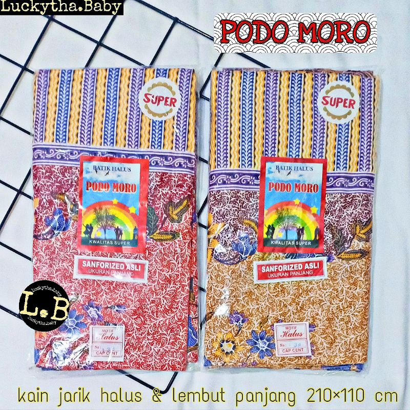 kain gendong batik Podo Moro panjang 210×110cm / kain batik jumbo lembut bagus