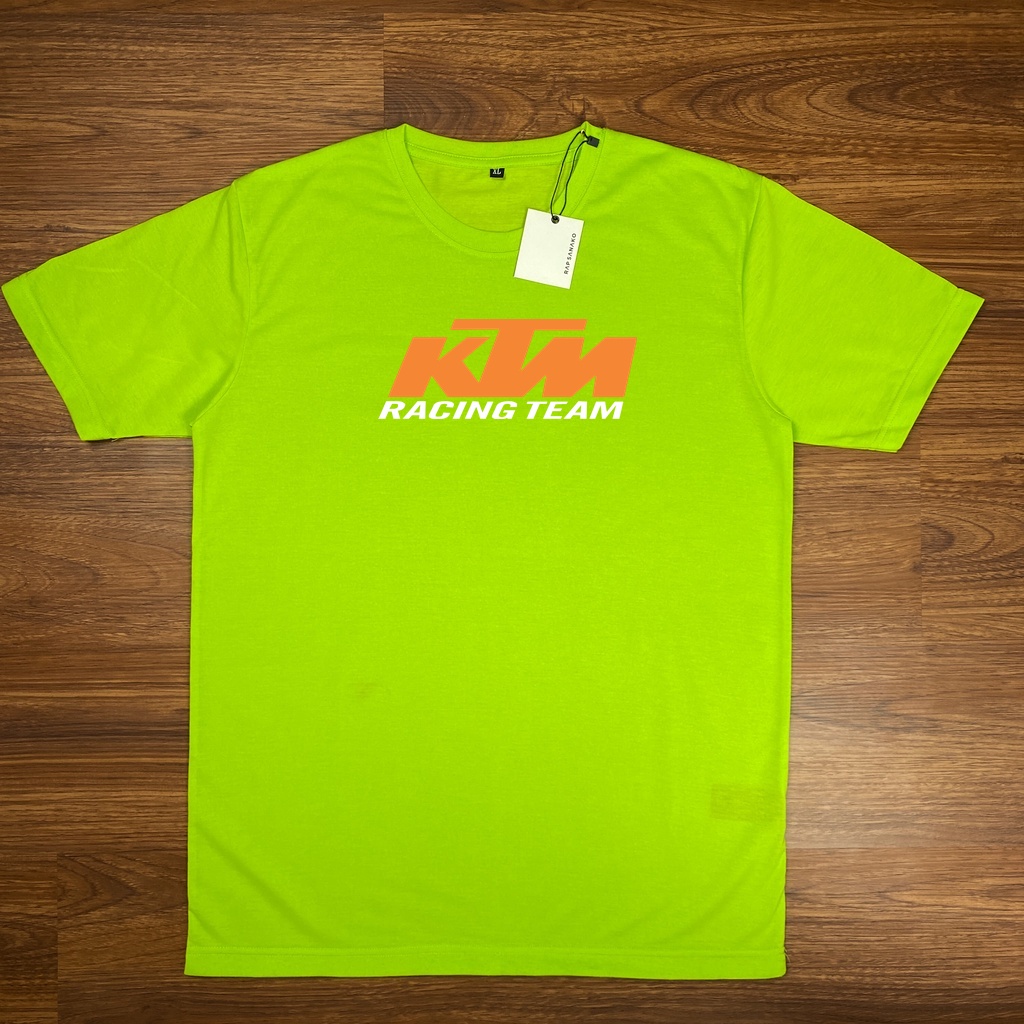 BAJU KAOS PRIA KTM RACING T-SHIRT TERLARIS TERBARU LENGAN PENDEK