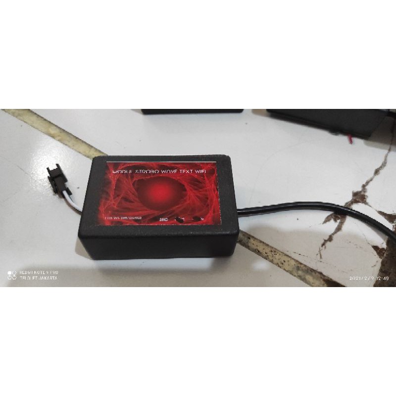 MODUL STROBO RUNNING TEXT WIFI 7 BARIS LED WS 2811 / GS1903