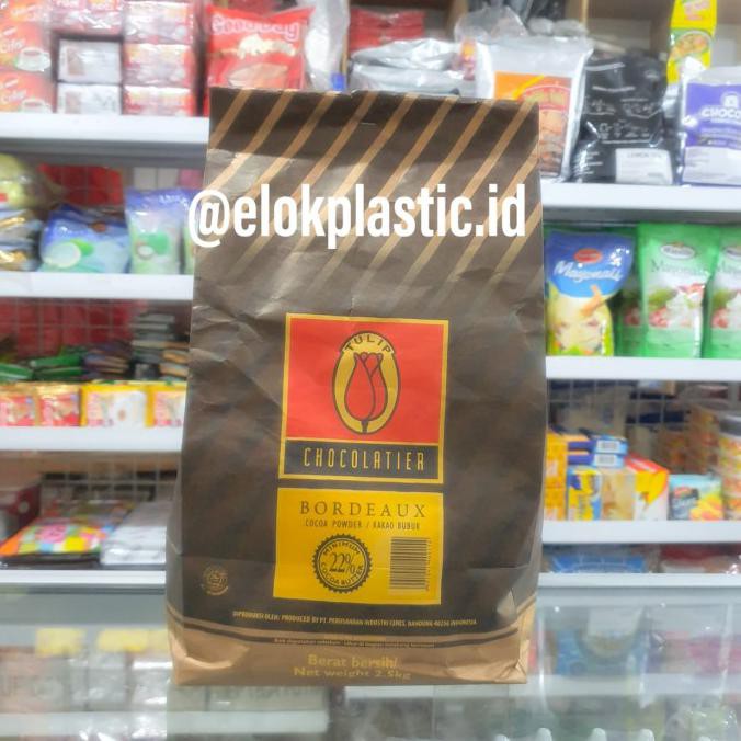 

Tulip Cocoa Powder Bordeaux / Bubuk Cokelat / Bubuk Coklat 2,5Kg Terlaris