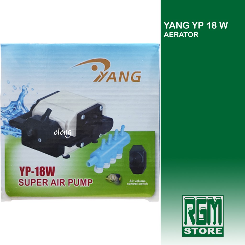 YANG YP 18 watt yp18w 18w aerator mesin gelembung udara kolam aquarium