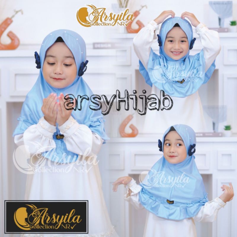 jilbab / anak /TK /Paud/ hijab / kerudung / onesize  3-6 tahun/ NAJWA / STOK