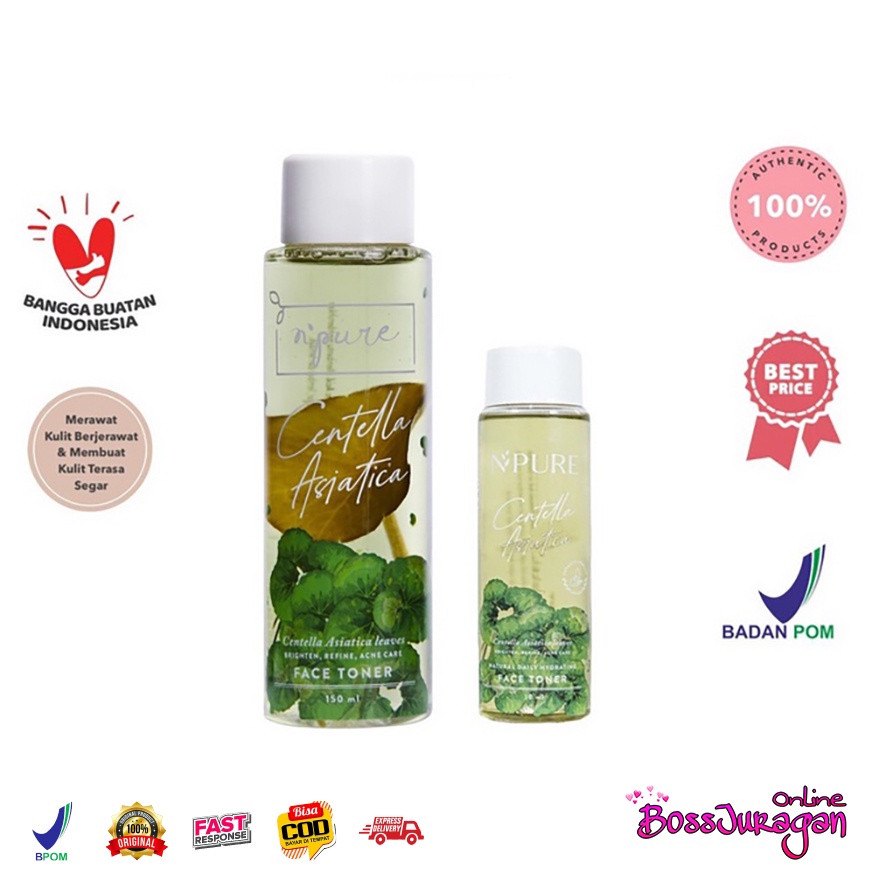 (BOSS) NPURE Face Toner Centella Asiatica 30ml / 150ml - Cica Series