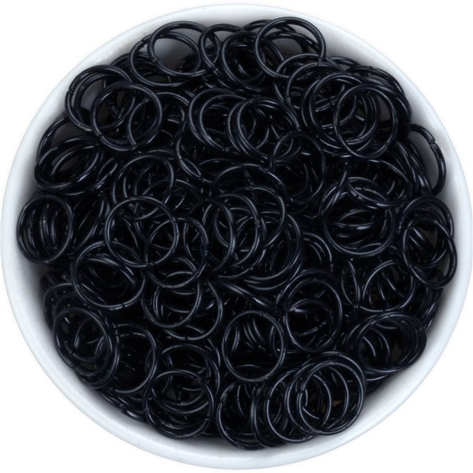 ISI 100PCS Ring O Bahan Aksesoris Jump Ring Bahan Accesies Pegait Rantaigelang 8mm