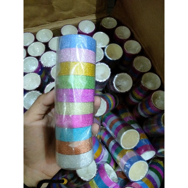 

(10pcs) Isolasi warna/harga 1roll