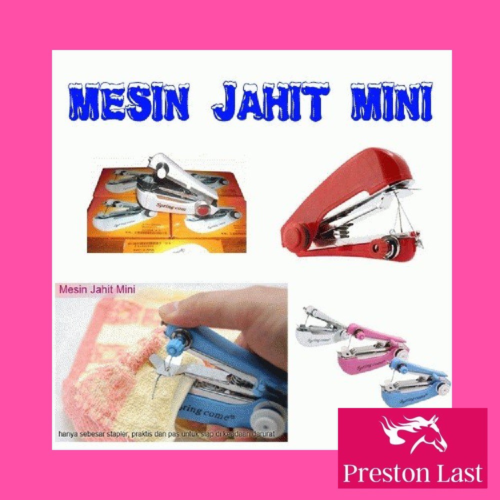 Alat Mesin Jahit Mini Portable Tangan Portabel Murah Stapless Handy - Cara Memasukkan Benang Di Mesin Jahit