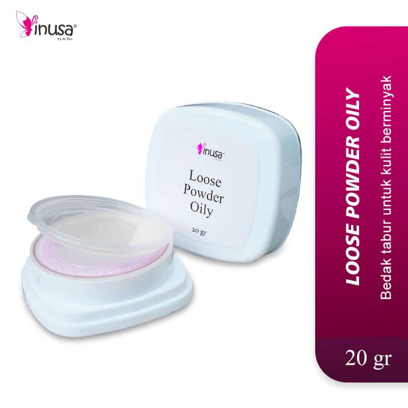 Bedak tabur oily/inusa skincare/krim premium