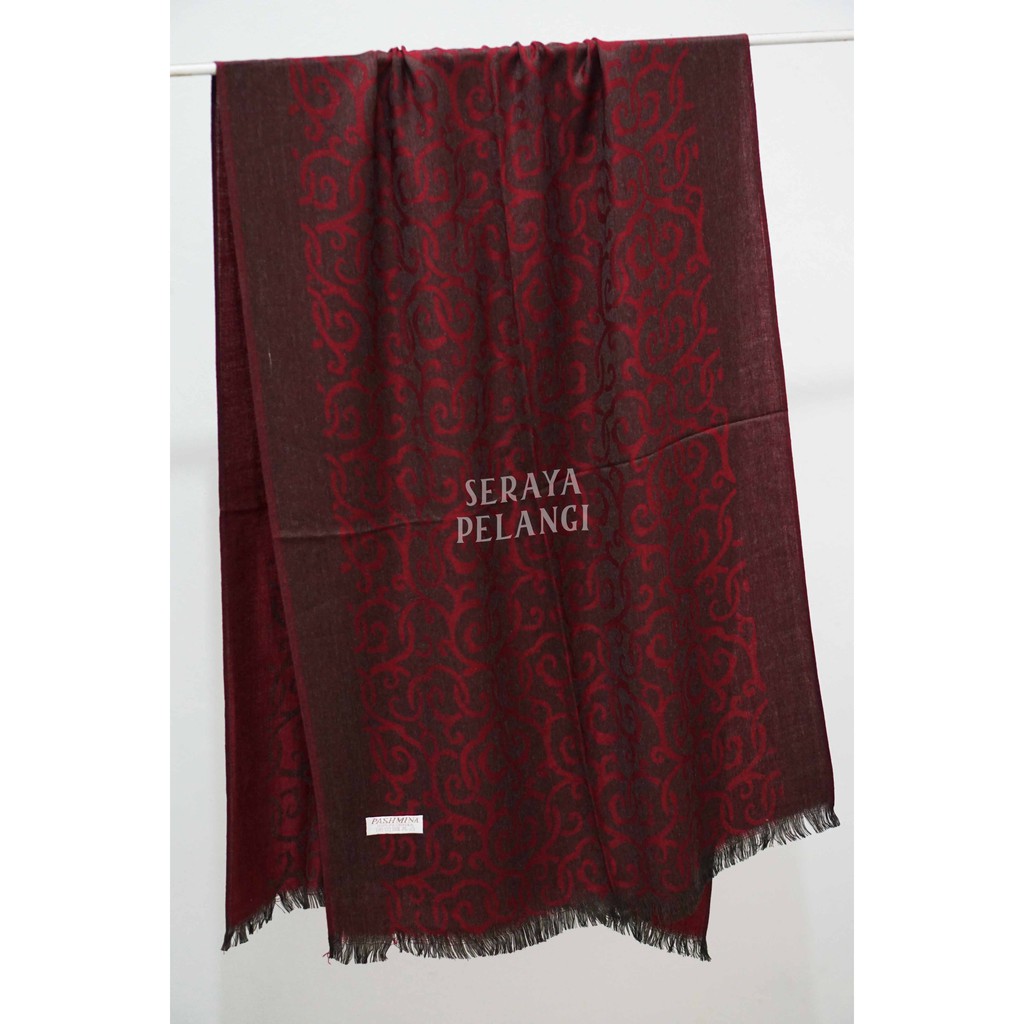 Pashmina Cashmere Motif A08 | Sulur | Selendang | Scarf | Syal | Shawl | Pasmina |N Souvenir | Hadiah | Gift | Aksesoris Fashion | Import Quality | Grosir Murah