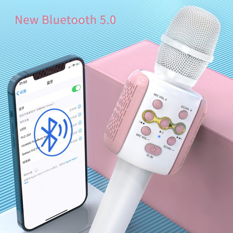 MICROPHONE BLUETOOTH L 858 / MICROPHONE WIRELESS BLUETOOTH L858 + PACK