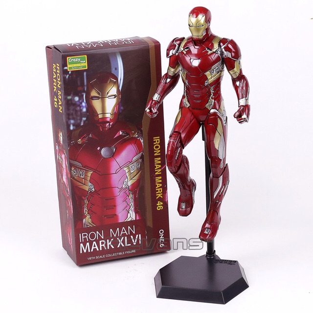 Figure Crazy toys Iron man Mark 46 Scale 1:6