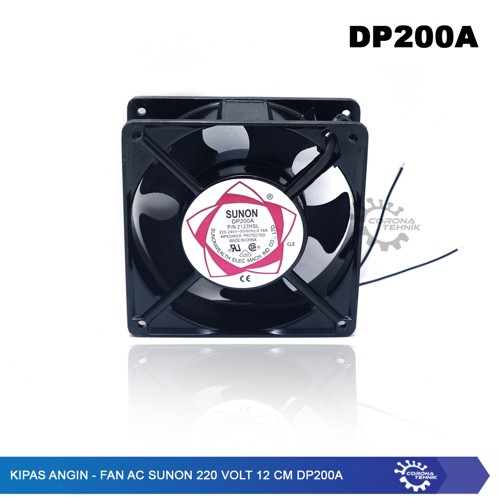 Fan AC Sunon 220 Volt 12 cm DP200A - Kipas Angin