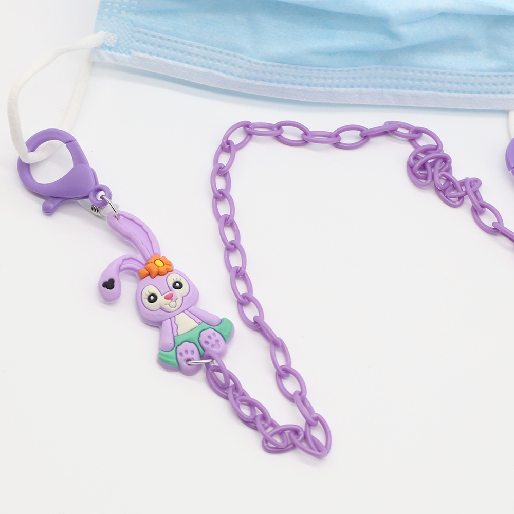 【COD Tangding】Rantai Lanyard Kacamata Anti slip Motif Kartun Kelinci Untuk Anak