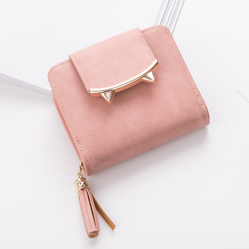 Versi Korea Dompet Lipat Mini Dompet Koin lucu Dompet