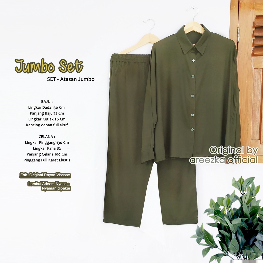 OMNIA SET JUMBO | BAHAN RAYON VISCOSE | JUMBO LD 140 | MUAT BB 100KG | ONE SET CELANA RAYON JUMBO