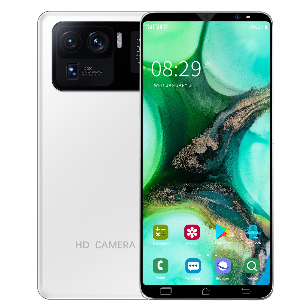 【Promo】 hp murah Produk original M11 Ultra Pro 6GB+128GB 6.1-inci hp murah cuci gudang hp android murah HP Murah Full Sceeen-white