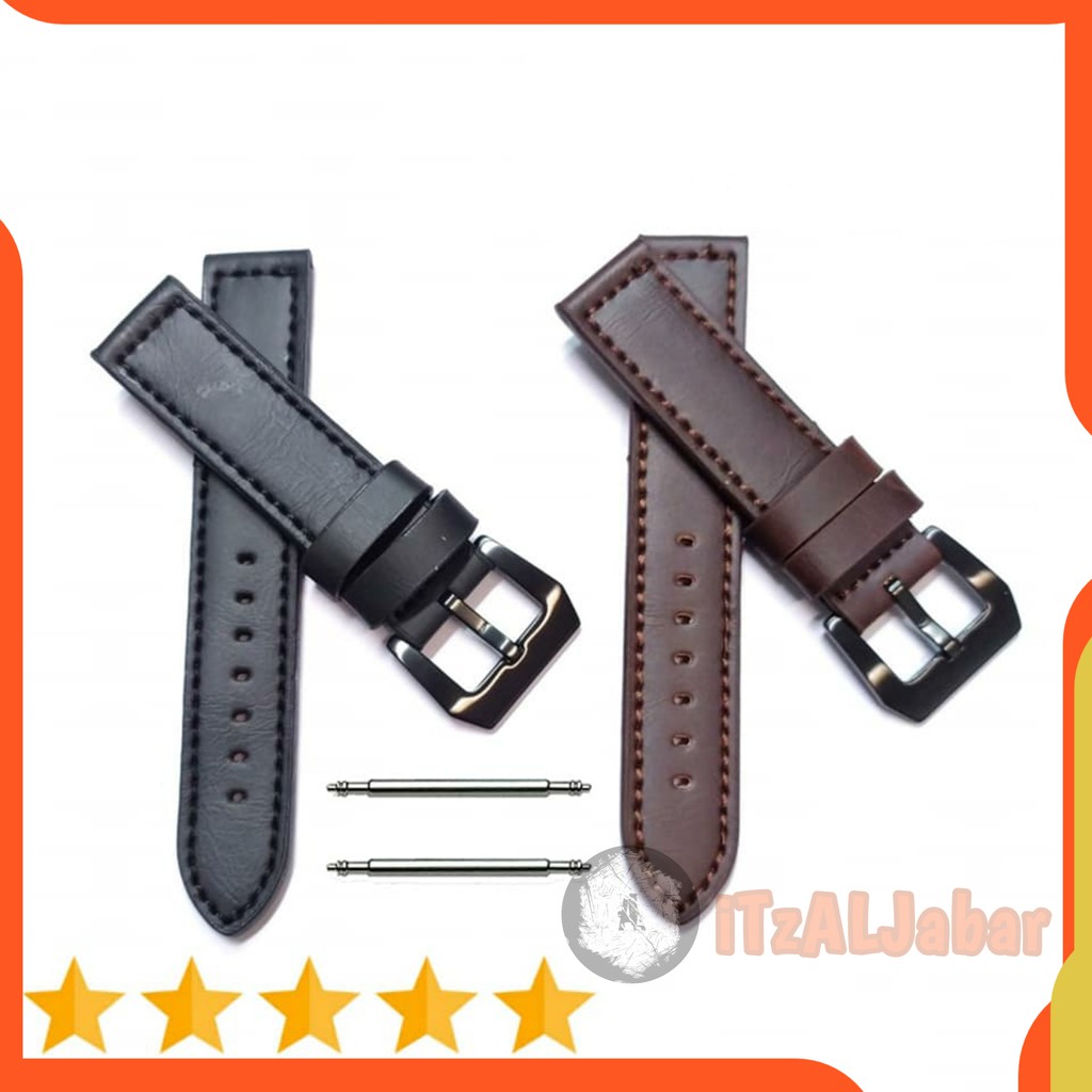 Tali jam tangan Kulit Leather strap 20mm 22mm 24mm KLSUII