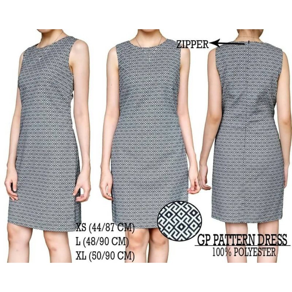 Dress Branded Wanita   GAP PATTERN DRESS  Diskon