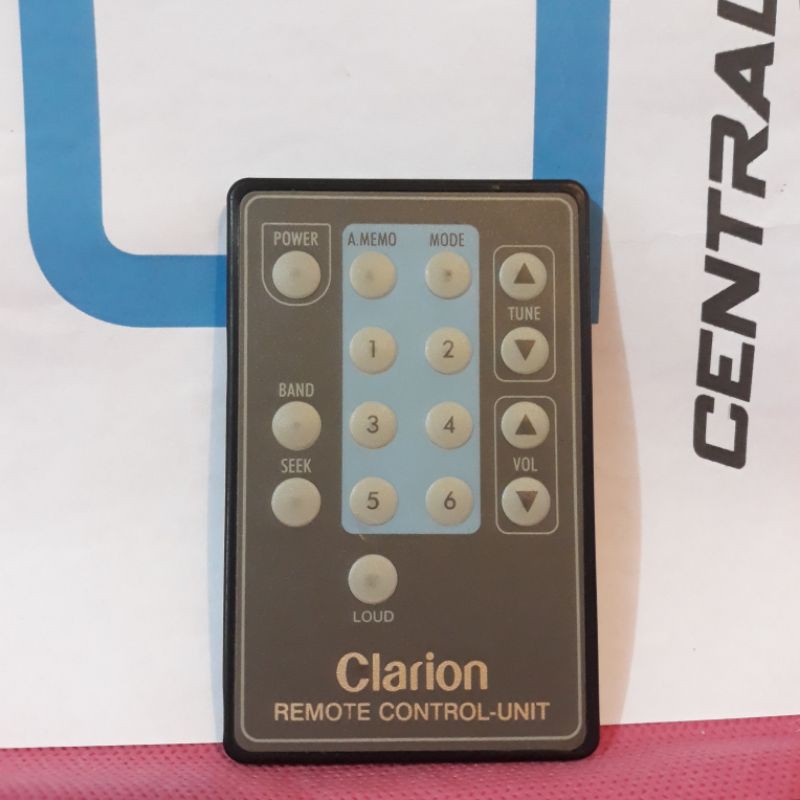 Remote Tape Audio Clarion ORIGINAL