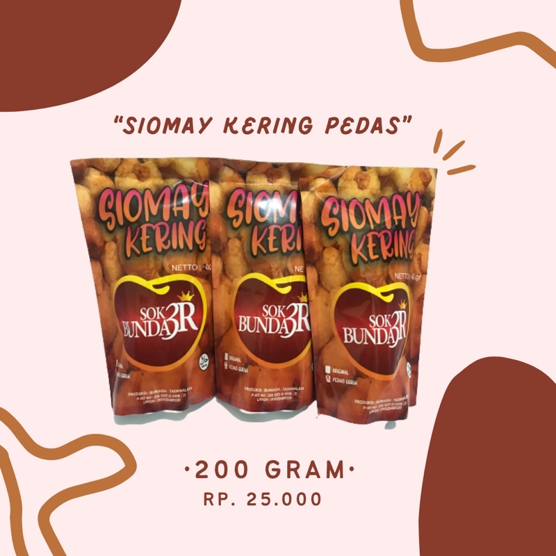 

SIOMAY MINI KERING 200gram