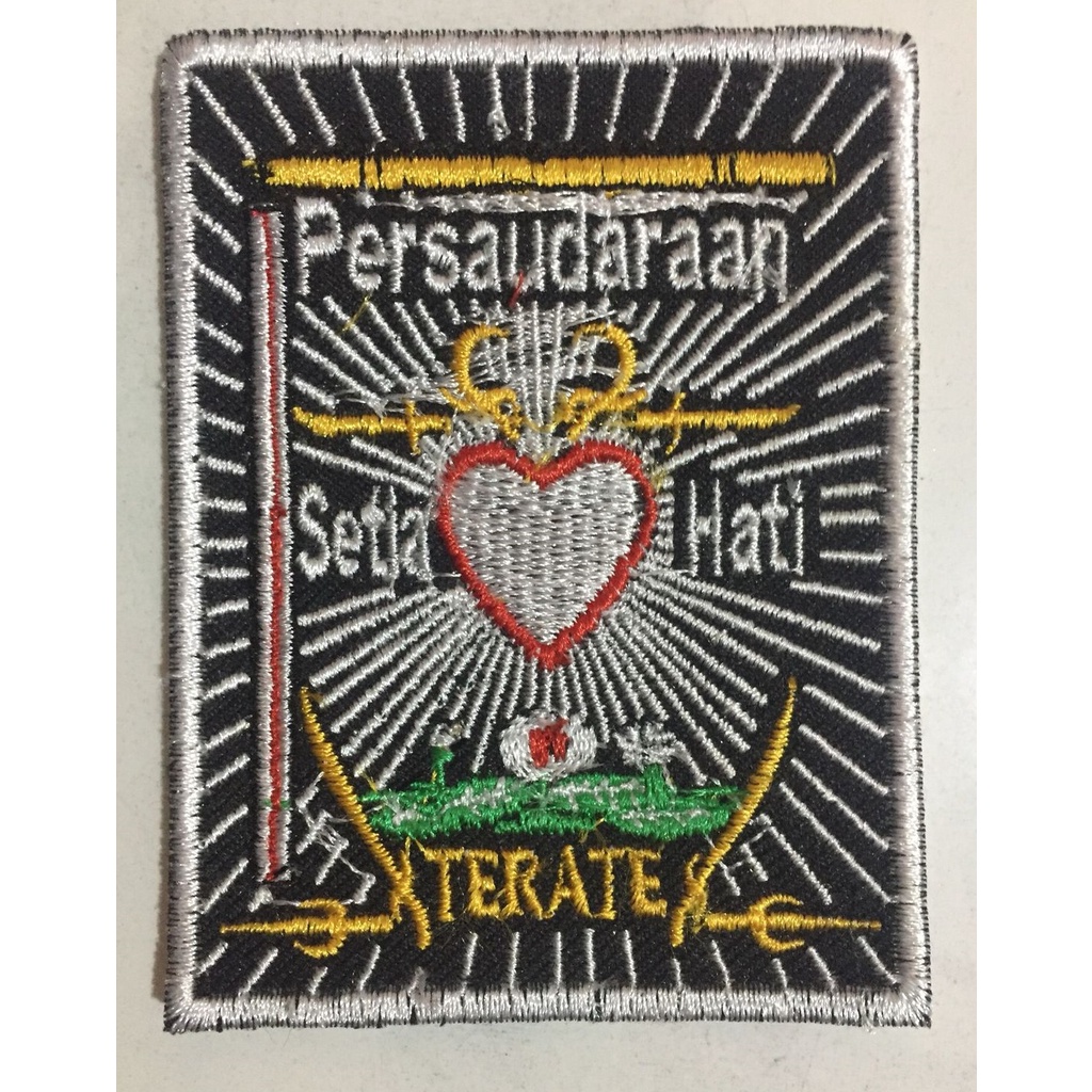 Badge PSHT Persaudaraan Setia Hati Terate (bordir)