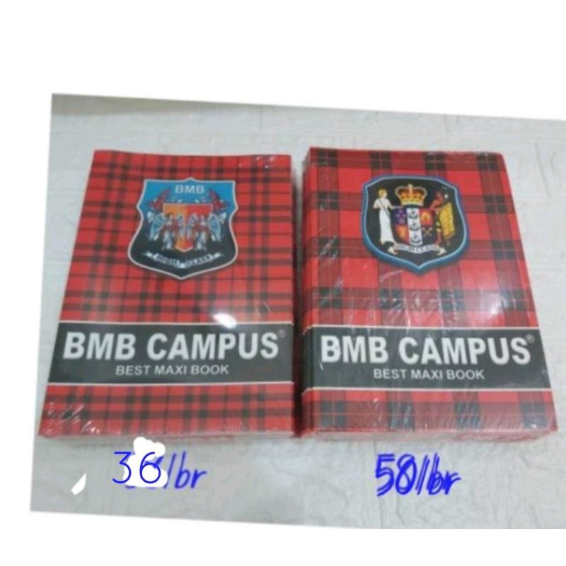 

Buku tulis campus bmb 38,50 lembar