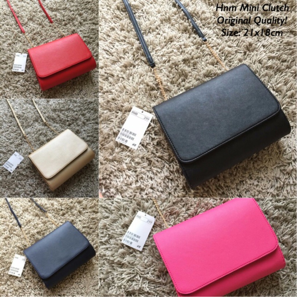 BEST SELER mini clutch tas pesta HnM Original bag ori wanita no second preloved EXLUSIVE