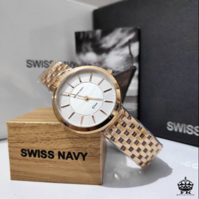 SWISS NAVY SN-8327 / 8327 ORIGINAL Jam Tangan Wanita SWISS NAVY Analog