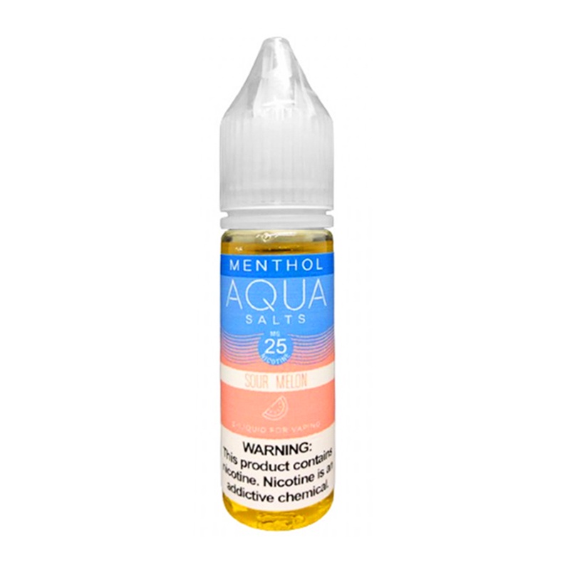 AQUA Sour Melon Salt Nic E-Liquid 15ML   25MG