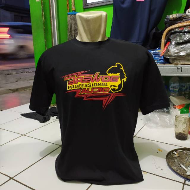 Kaos t-shirt baju brewog profesional audio / kaos musik operator sound system