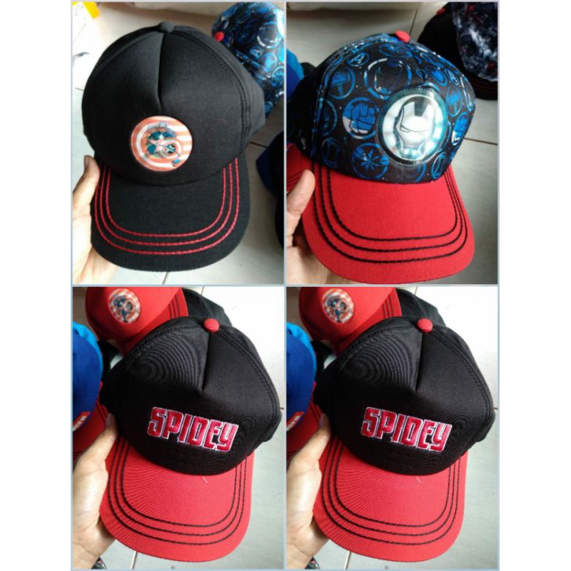 Topi anak Nevada Marvel