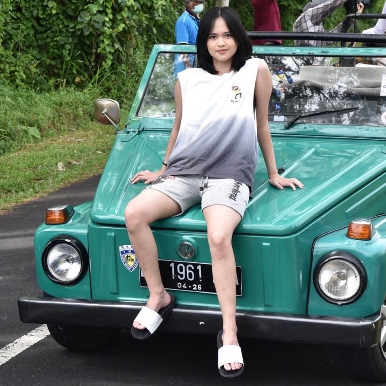 Sandal Slop Hitam Pria Wanita Slip On Flip Flop Basic Karet Distro Casual Anti Slip Quality Original by Neiden - (BISA COD)-4