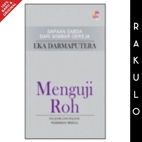 Buku Menguji Roh - Eka Darmaputera