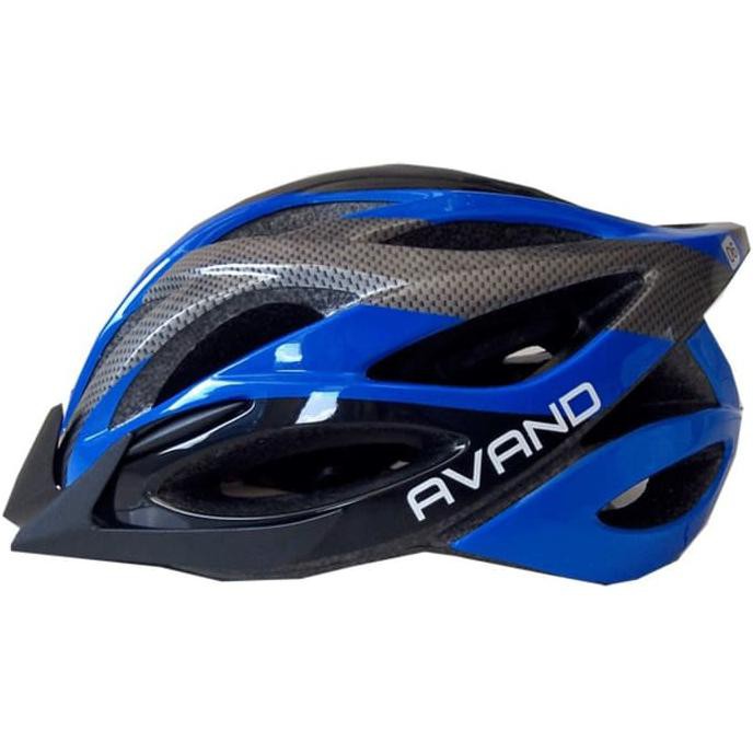 Helm Sepeda Avand Biru Hitam