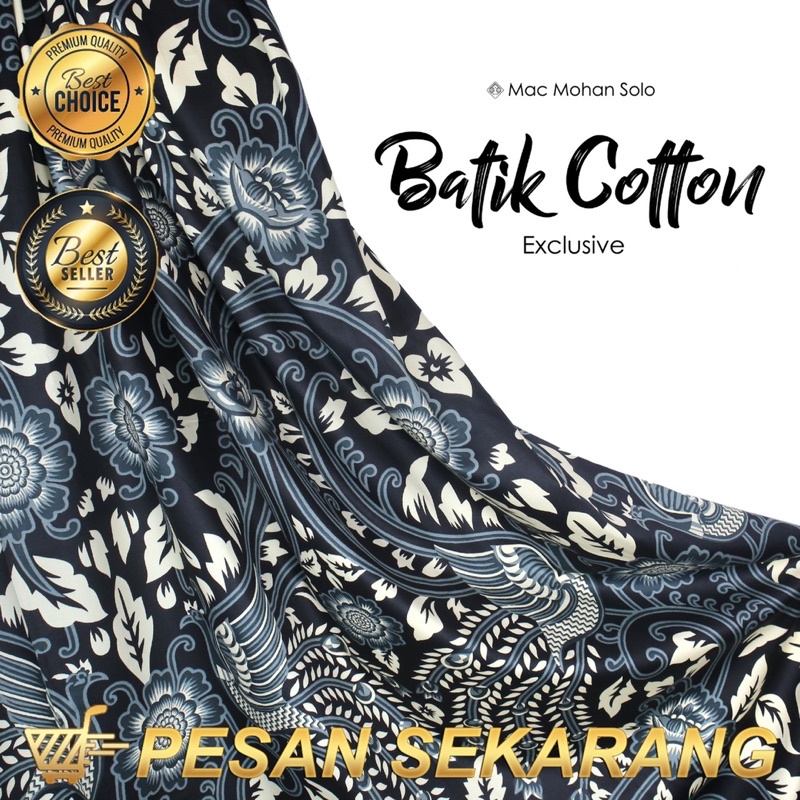 [NEW ARRIVAL] BATIK COTTON EXCLUSIVE PREMIUM 60's BY MACMOHAN BATIK KATUN MODERN &amp; KEKINIAN MEWAH